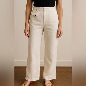 Commense Soft Cotton wide leg pants XS